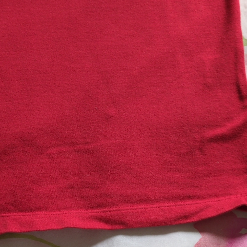 Cleo Red Floral Top size Large - Picture 3 of 4